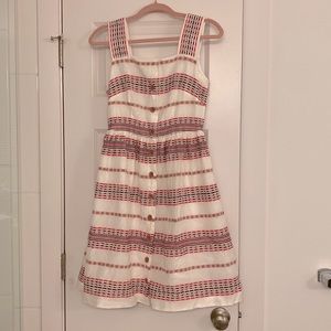 Gal Meets Glam, striped dress, size 2.